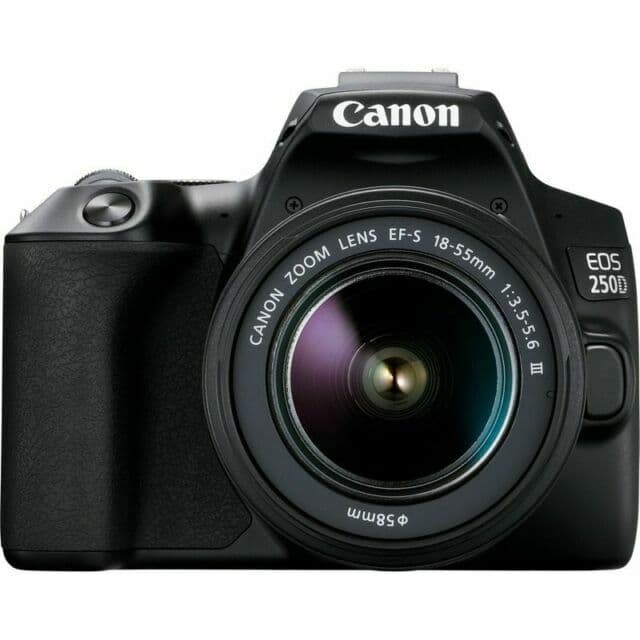 Canon EOS 250D 24.1 MP Digital SLR Camera with 18-55mm f/3.5-5.6 Lens Kit - image 1
