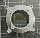120mm to 70mm Fan Adapter Flow Converter PC Mod Custom Panel Hose Mount Flange - image 1