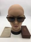 WMP Francis Crystal Verde Sunglasses W 52-21-143 Dark Brown Lens - image 1