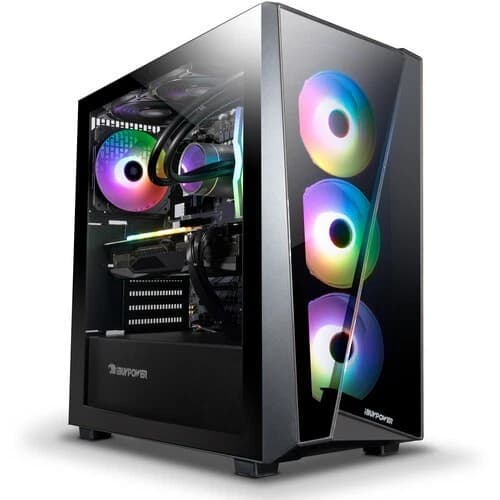Montech RGB Gaming Desktop PC i7 4th Gen 32GB RAM 1TB SSD Windows 11 Pro - image 1