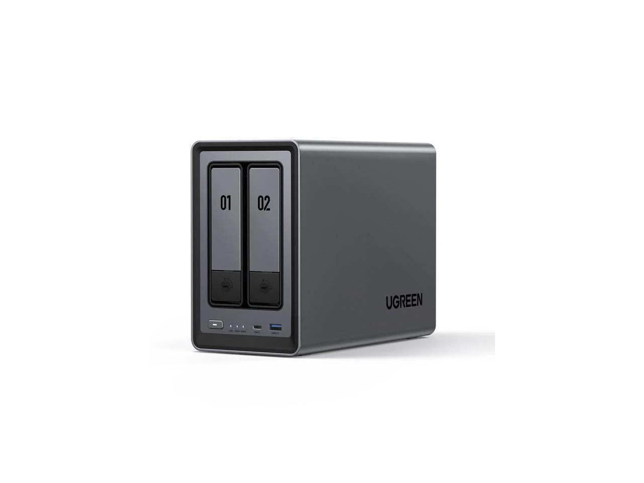 UGREEN NASync DXP2800, 2-Bay NAS with Intel N100 Quad-Core CPU (Up to 3.4GHz) 8G - image 1