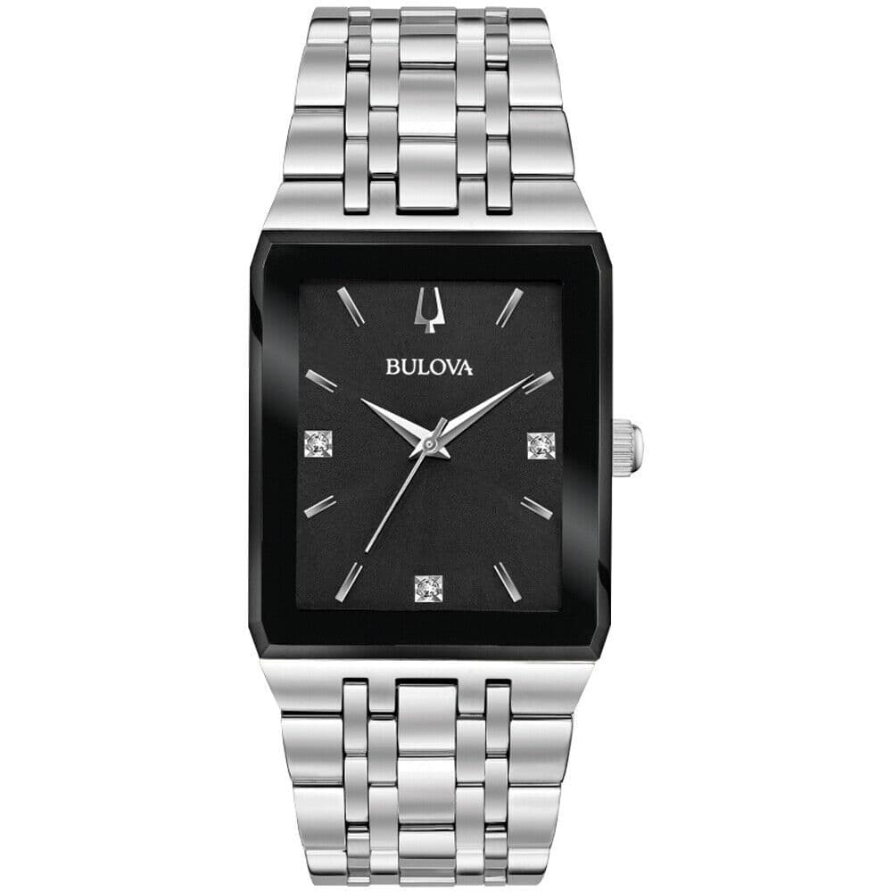 Bulova Quadra Black Women's Watch - 96D145 - image 1