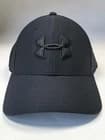Under Armour Hat Cap Size M/L Black Lightweight Blitzing 3.0 Low Mens NEW - image 1