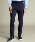 Charles Tyrwhitt Ultimate Non-Iron Chinos - Navy - image 1