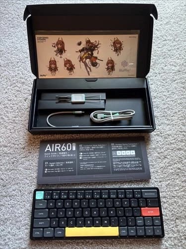 nuphy Air60 V2 Portable Wireless Keyboard 60% Low Profile Mechanical Keyboard - image 1