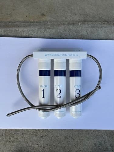 Clearly Filtered 3 Stage Under Sink Filtration System - image 1
