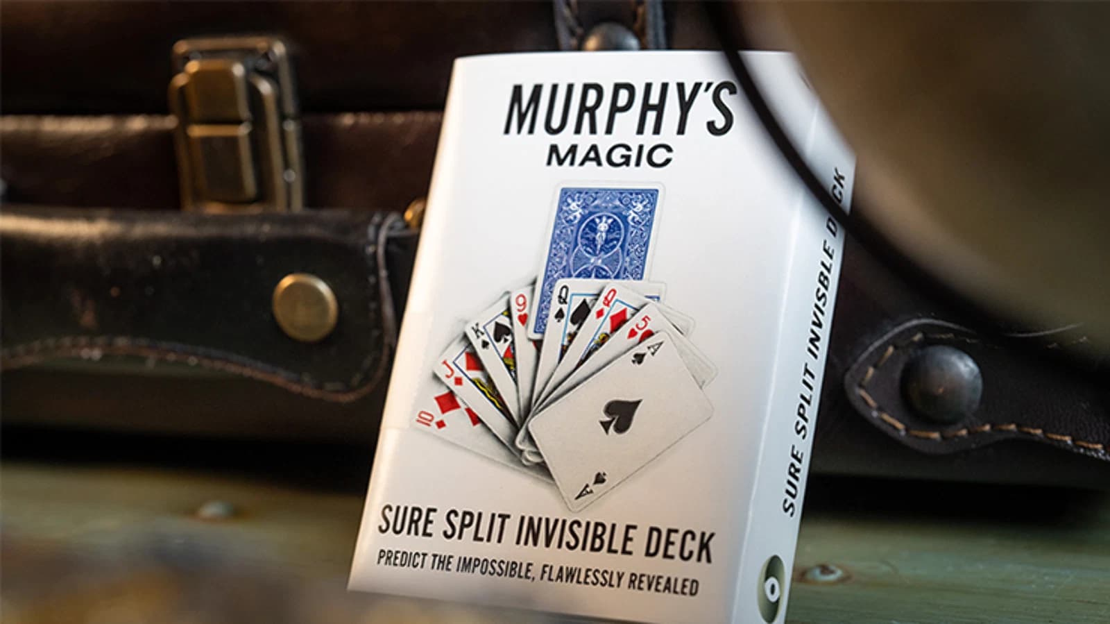 SURE SPLIT Invisible Deck Bicycle (Blue) by Murphy's Magic - image 1
