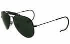 Ray-Ban OUTDOORSMAN Sunglasses RB 3030 L9500 58-14 Black Frames with Cables - image 1