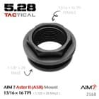 Aim7 Precision Aster II (ASR) 13/16×16 Adapter Mount For 1.125×28 Tube - image 1