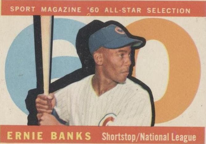 1960 Topps Ernie Banks Baseball Card #560 - image 1