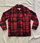 Vintage Filson Red Black Wool Mackinaw Cruiser Jacket sz 44 excellent condition - image 1