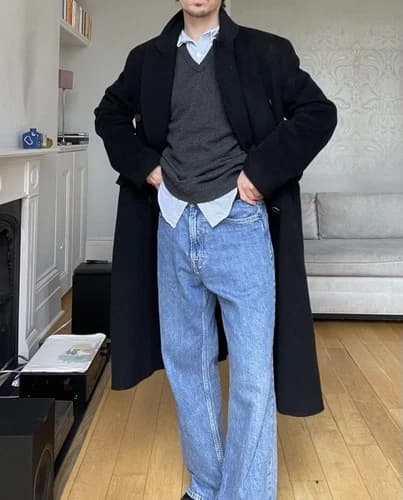 Our Legacy Whale Coat in Black Hairy Wool, 46 - image 1