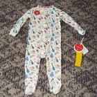 Magnetic Me Eco Friendly Magnetic Footie Pajamas Bach & Roll 12-18 Months - image 1