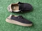 Hey Dude Women's Wendy Rise Leopard Black Shoes Size 7 - image 1