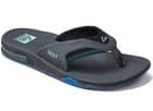 REEF Fanning Gunmetal Gray/Ocean Blue/Black Flip Flops Thong Sandals Mens Sizes - image 1