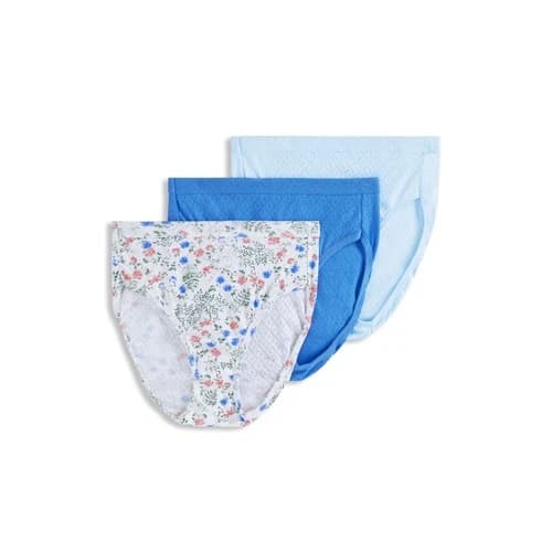 Jockey Women's 100% Cotton Elance Breathe French Cut - 3 Pack - image 1
