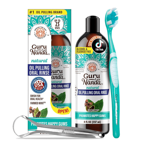GuruNanda CocoMint Oil Pulling Mouthwash for Complete 8 8 Fl Oz (Pack of 1) - image 1