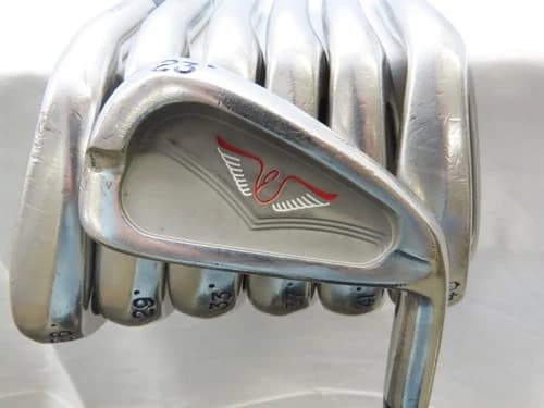 Used Edel Forged Iron Set 4-PW True Temper AMT Black S300 Stiff Steel Shafts - image 1