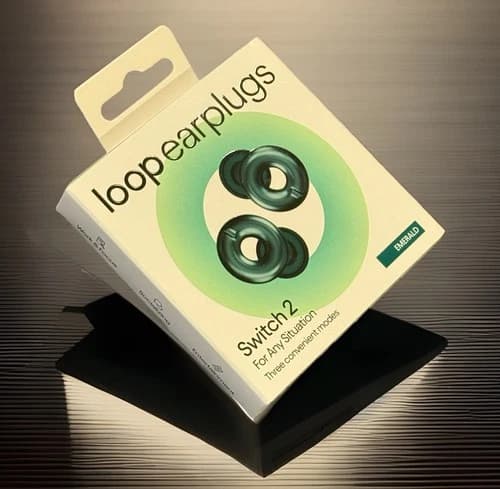 Loop Switch 2 Earplugs - Adjustable Volume Control, Instant Noise Relief Emerald - image 1