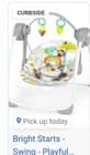 Bright Starts Playful Paradise Portable Compact Baby Swing with Toys, Unisex New - image 1