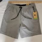 Quiksilver Taxer Heather Amphibian 18" Volley Shorts - Sleet - New - image 1