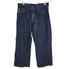 RALEIGH Denim Jeans Womens 30 Blue Stokes Selvedge Straight Wide Leg USA Raw - image 1