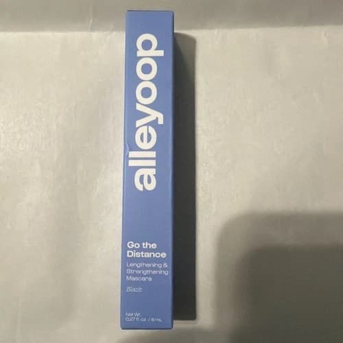 New Alleyoop Tubing Mascara Black smudge-proof peptide growth lengthening NIB - image 1
