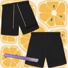 NWT Size S SMALL - Fear Of God Essentials Sweat Short Jet Black SHORTS - image 1