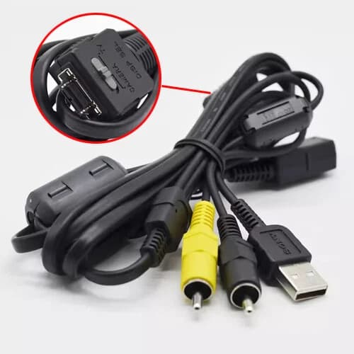 Terminal Data Cable USB & AV VMC-MD1 for Sony Cyber-shot DSC G H N P T W Series - image 1