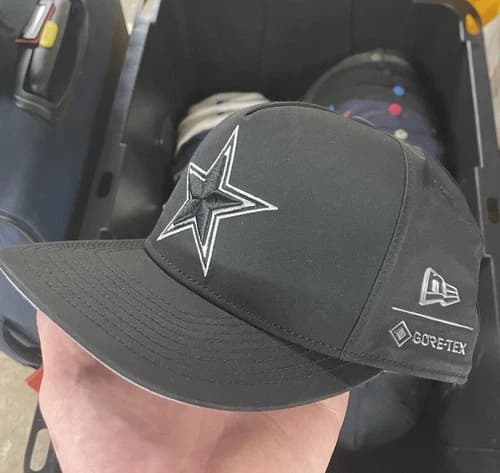 Dallas Cowboys New Era Gore-Tex SnapBack NFL Hat Black Brand New - image 1