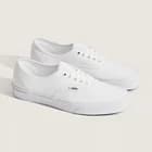 Vans Authentic True White Lace Up Shoes Unisex Size M7.5/W9 - image 1