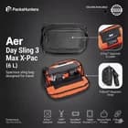 Aer Day Sling 3 Max X-Pac Travel Crossbody Bag Waterproof Sling Pack iPad | BNWT - image 1