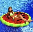 Watermelon Slice Floating Pool Island 60'' Diameter Swimline - image 1