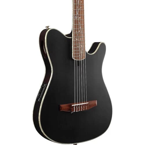 Ibanez TOD10N Tim Henson Signature Nylon Acoustic-Electric Guitar Black Flat - image 1