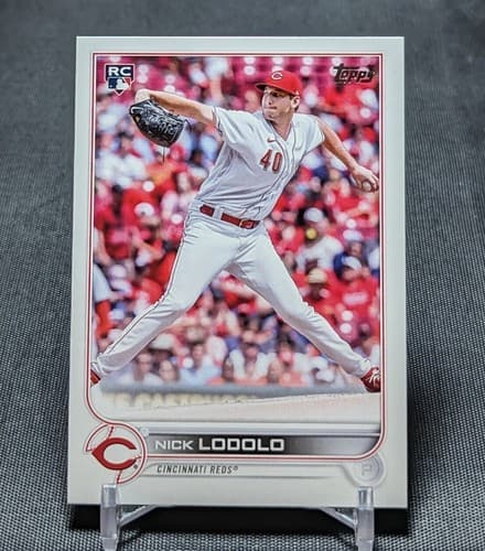 Nick Lodolo Rookie Card RC 2022 Topps Update Series #US298 Cincinnati Reds - image 1