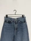 Cos Exaggerated Wide Leg Drawstring Denim Trousers In Mid Blue Size 4 - image 1