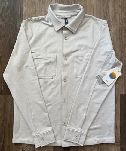 Vuori Coronado Shirt Jacket Salt Heather Sz Medium V2009 NWT - image 1