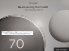 Google Nest Learning Thermostat (4th gen) w/ Temperature Sensor (2nd gen) Silver - image 1