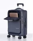 Biaggi Runway Hardside Hybrid 22" Carry On Luggage Midnight Blue W/ TSA Lock - image 1