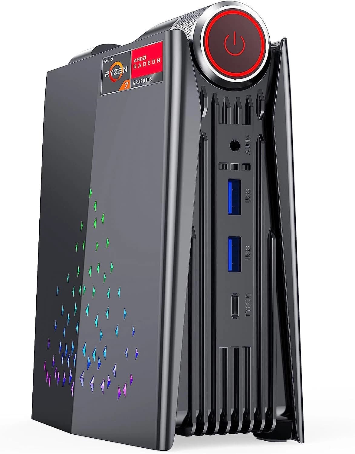 KAMRUI S3A Mini PC 4K UHD AMD Ryzen 7 5700U 16GB RAM 512GB SSD WiFi Certified Refurbished - image 1