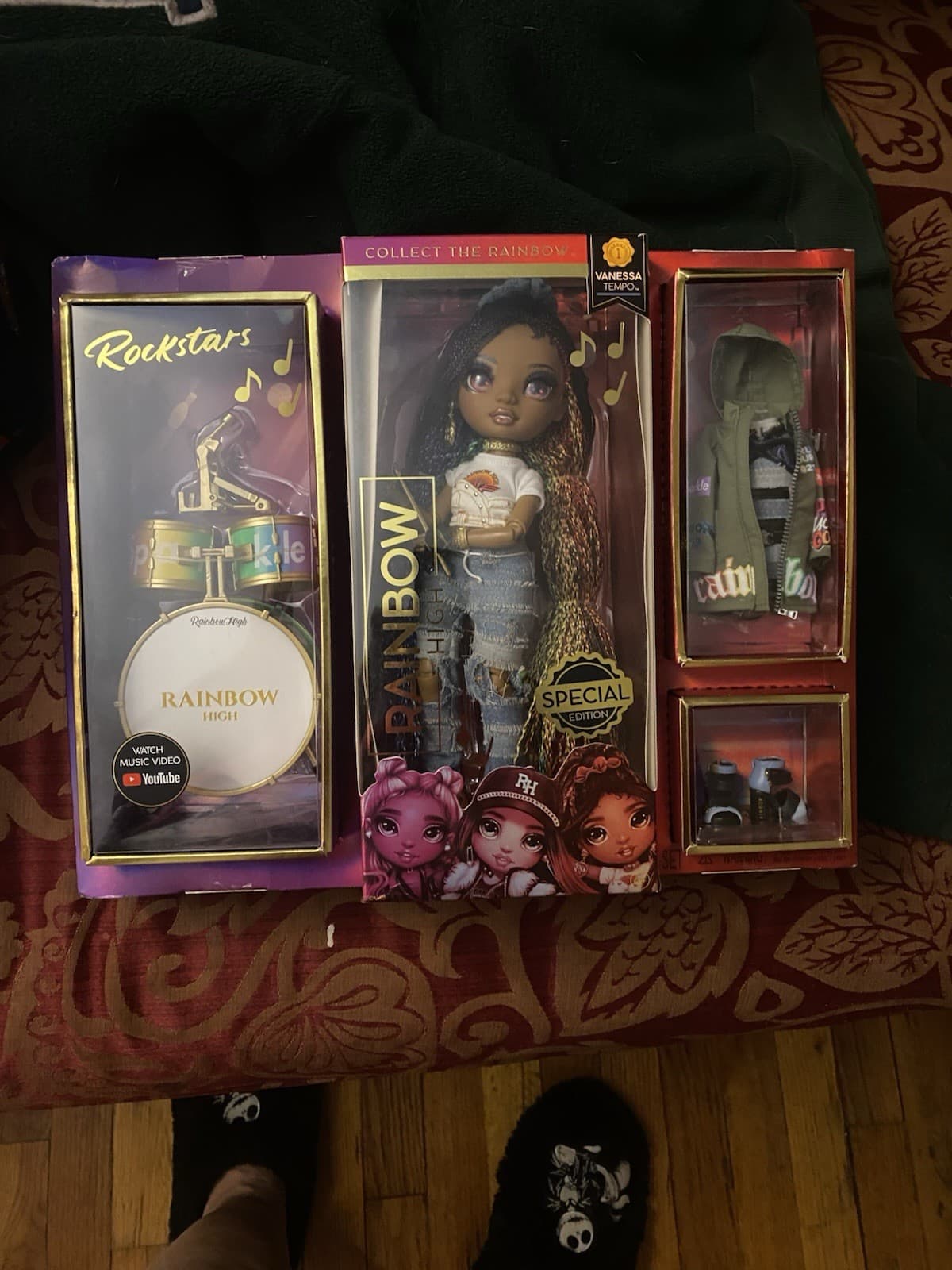 2021 Rainbow High Rockstars Special Edition Vanessa Tempo Doll with Drums - image 1