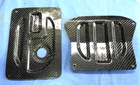 Real Carbon Fiber Fuel Pump Cover for Mazda Savanna RX-7 FC3S Set of 2 - image 1