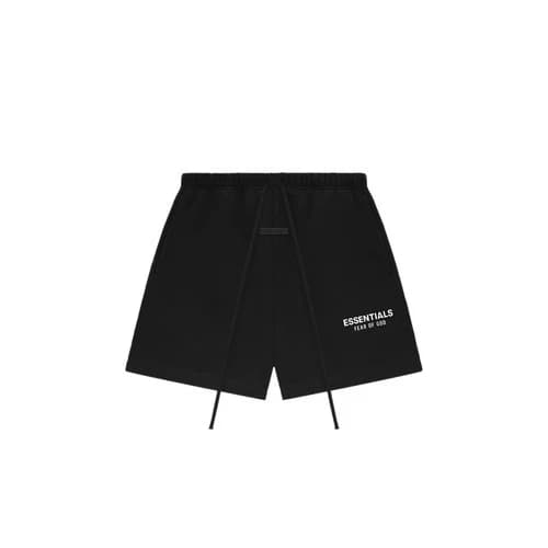Fear of God Essentials Classic Sweatshort Jet Black 160AS252000F Authentic Brand - image 1