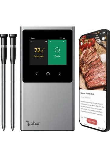 Typhur Sync Dual Wireless Meat Thermometer Probes BBQ Model WT03 - image 1