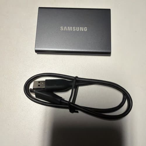 Samsung T7 1TB (MU-PC1T0K/WW) USB 3.2 Gen 2 External Solid State Drive - image 1