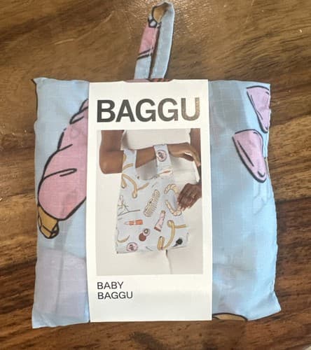 New Baggu Baby Reusable Eco Tote Bag Get Ready With Me Flirty Cute Whimsical - image 1