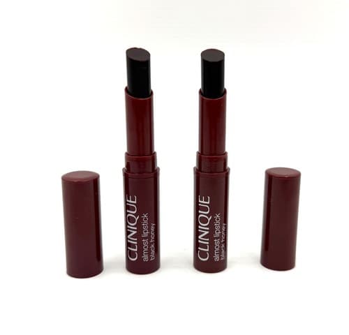 2Pcs: Clinique Almost Lipstick~ Black Honey ~Travel Size~ 0.04oz / 1.2g Each - image 1