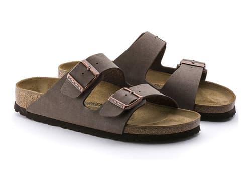 Birkenstock Arizona Mocha Birkibuc Two-Strap Comfort Unisex Sandals New EU 37-45 - image 1