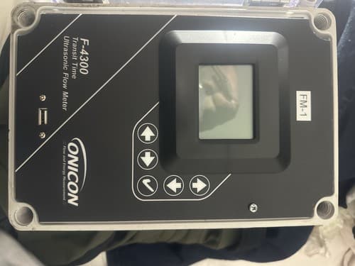 ONICON F-4300 CLAMP-ON ULTRASONIC FLOW METER / THERMAL ENERGY MEASUREMENT SYSTEM - image 1