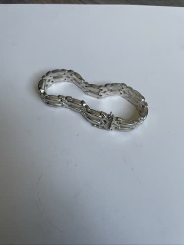XOXO 925 Sterling Silver XO Links Bracelet 7.25" 21.2g - image 1